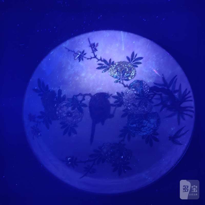 清雍正 广珐琅花鸟纹盘一组六件 - 图17